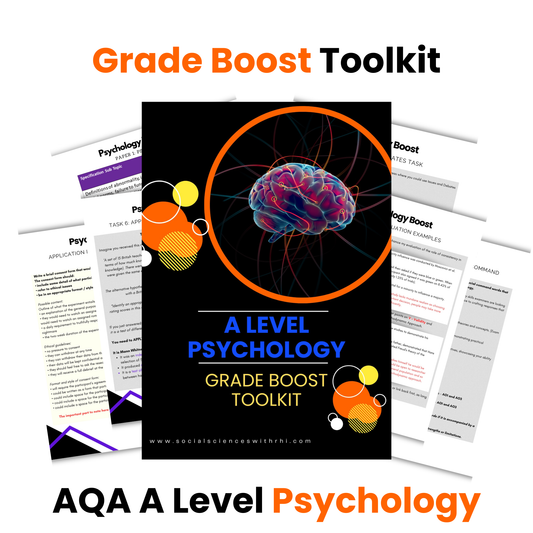 A Level Psychology Grade Boost Toolkit (AQA)
